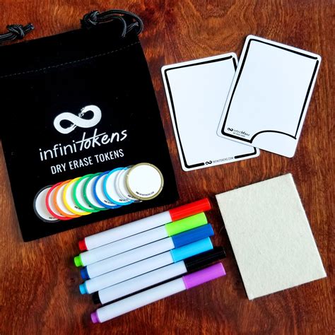 InfiniTokens Dry Erase Tokens.